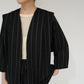 90s Striped Robe Jacket