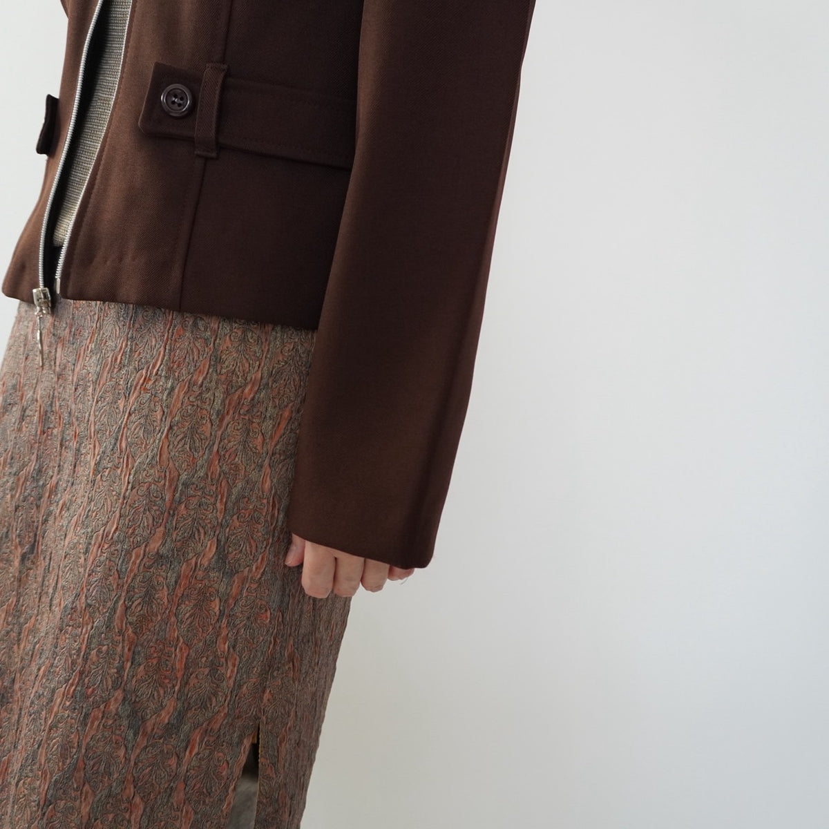 90s Brown Light Jacket Made in USA