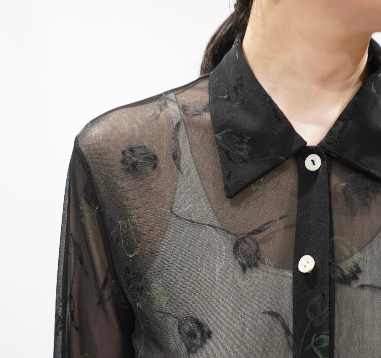 90s Sheer Design Shirt