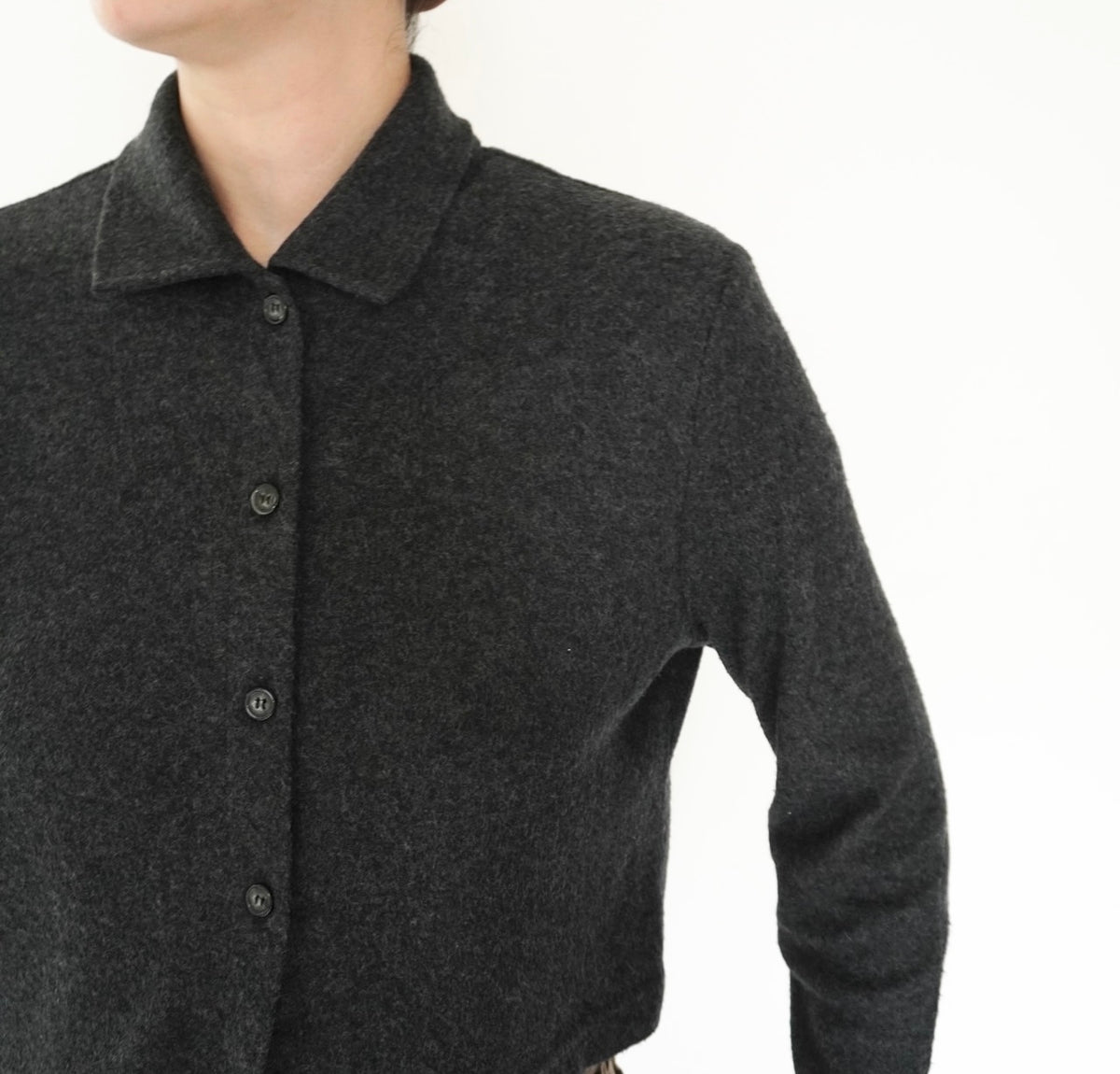 90s C.Gray Cropped Shirt Made in USA