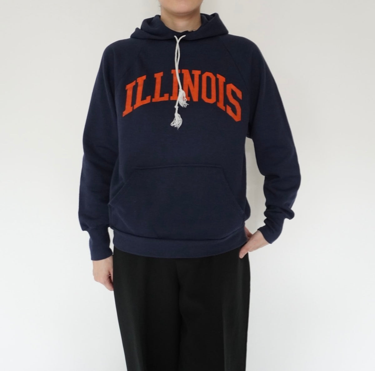 80s Hooded Sweater Made in USA