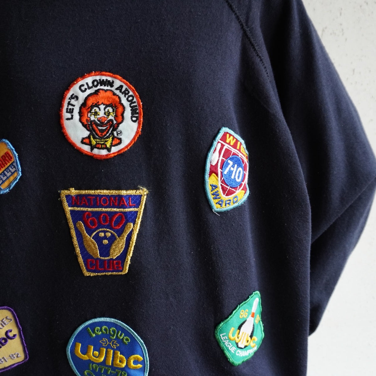 80s Patch Design Sweater