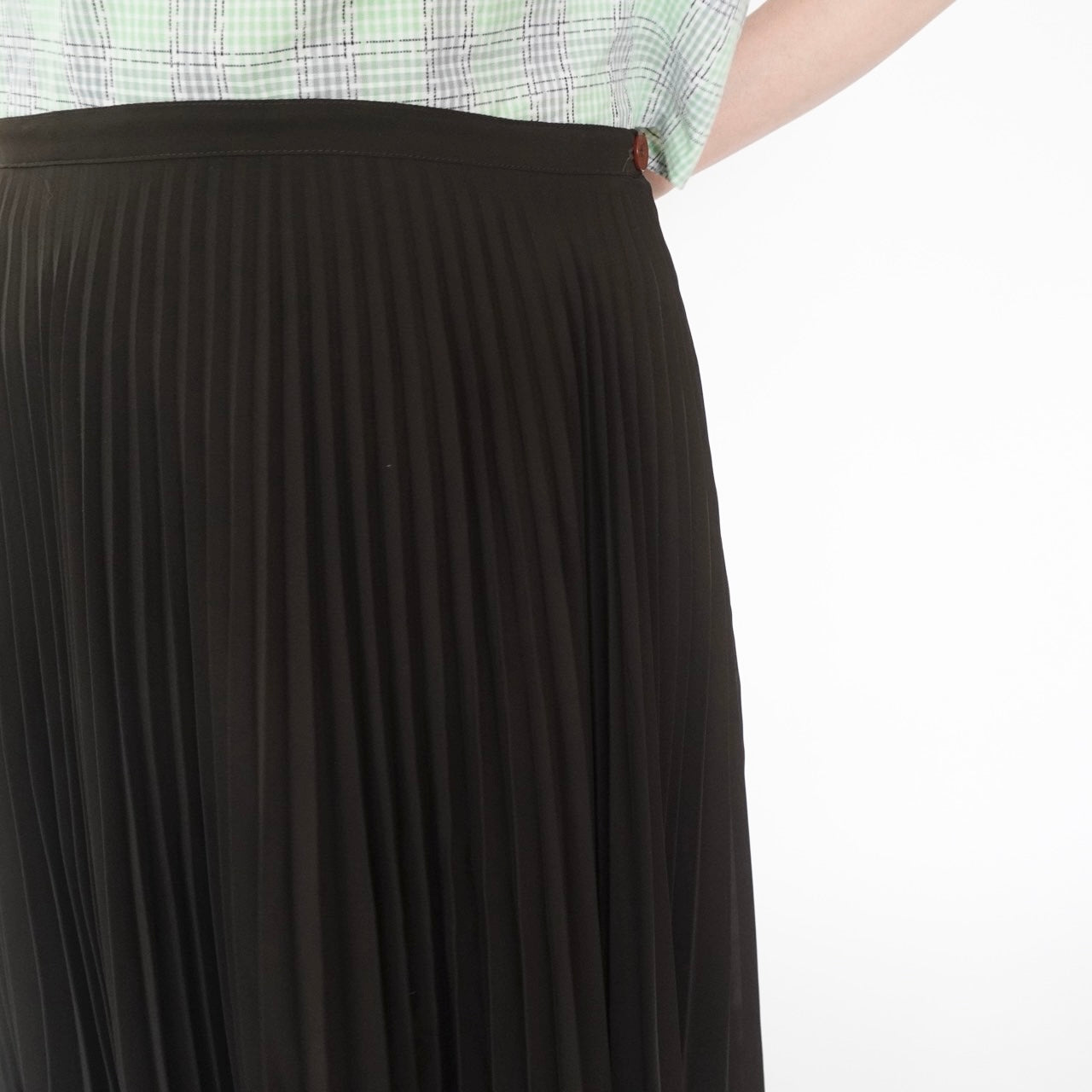 90s "BENETTON" Pleated Design Skirt Made in Italy