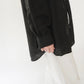 90s Black Linen Shirt
