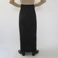 90s Gray Maxi Skirt
