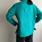 70s Silk Quilted Design Jacket