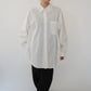 90s Embroidery Collar Shirt