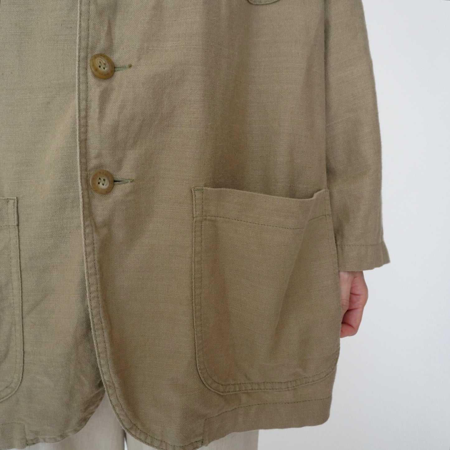 90s Cotton x Linen Light Jacket
