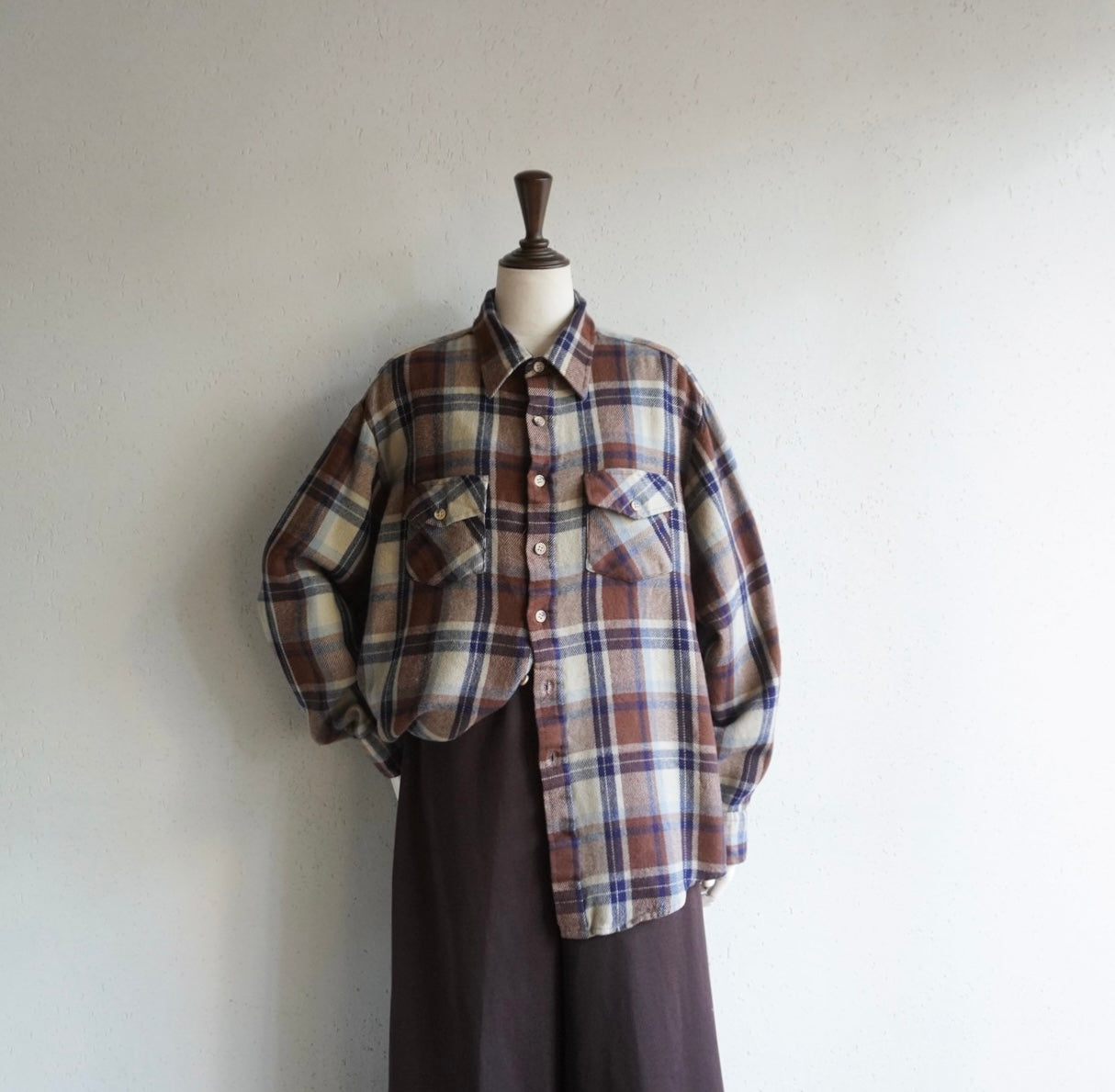 80s "Sears" Plaid Shirt