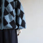 80s Pattern Knit Cardigan