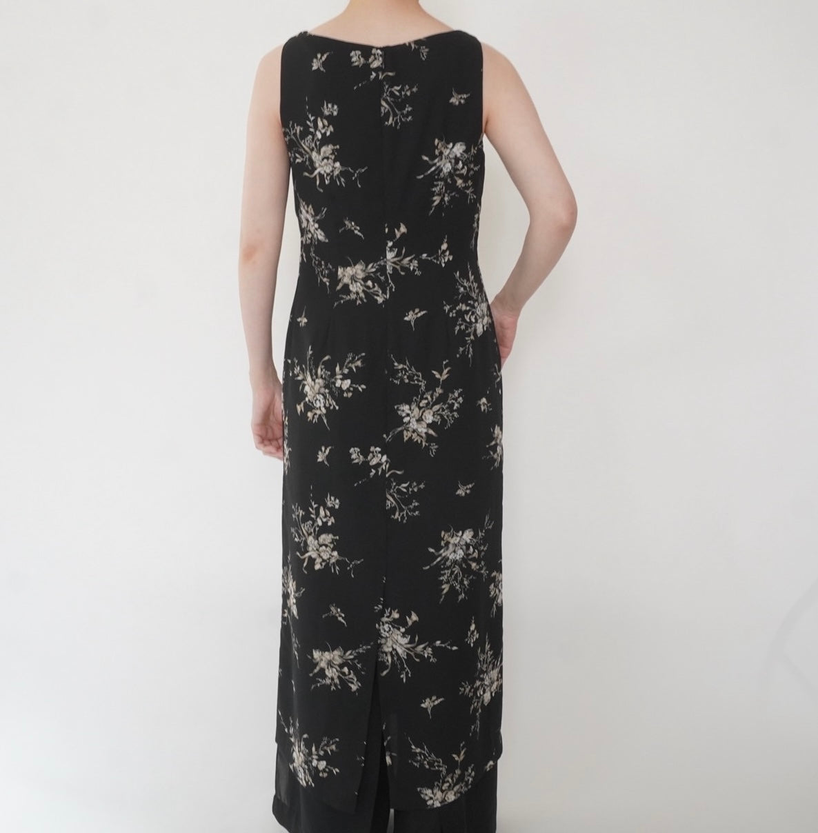 90s Floral Print Dress