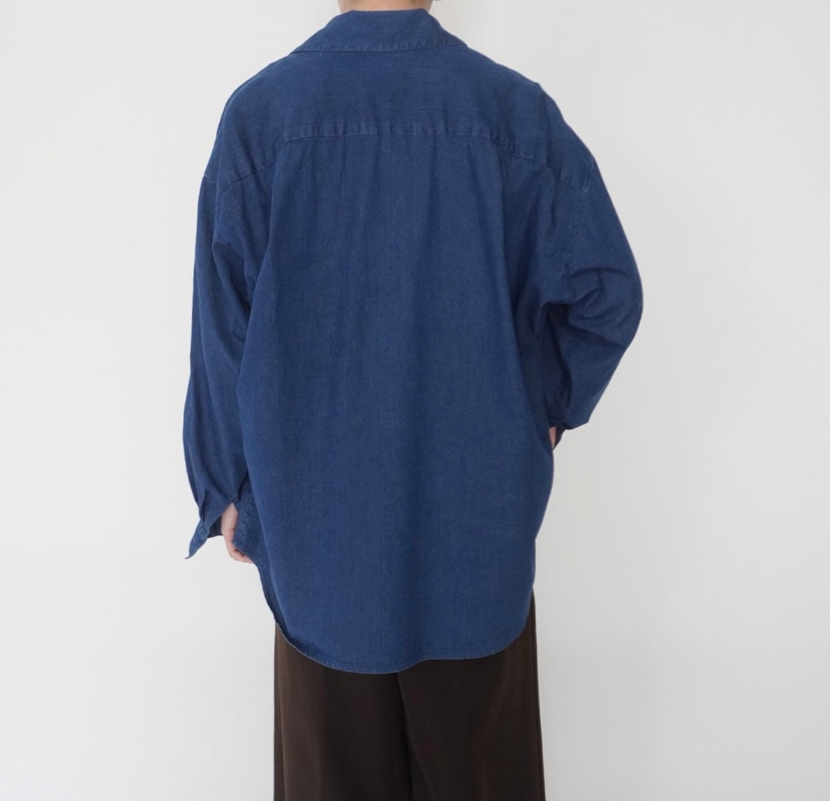 80s "ANNE KLEIN" Denim Shirt