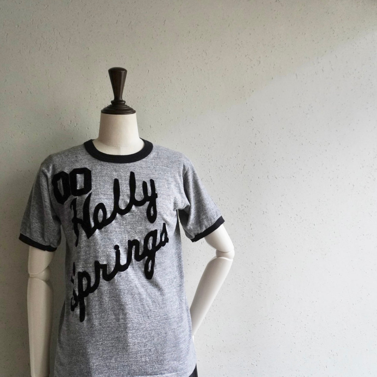 80s Flock Print T-shirt Made in USA