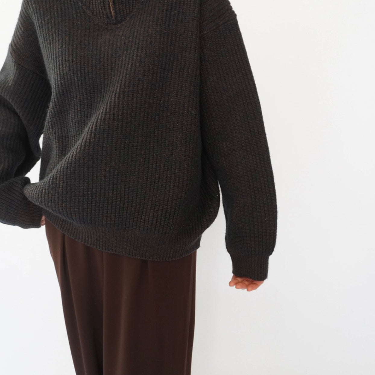 90s Half Zip Knit Made in Italy