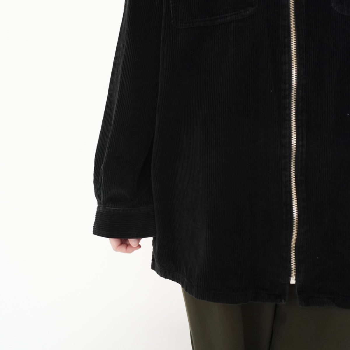90s Zip Corduroy Shirt,Jacket