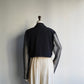 90s Sheer Sleeves Jacket,Blouse Made in USA