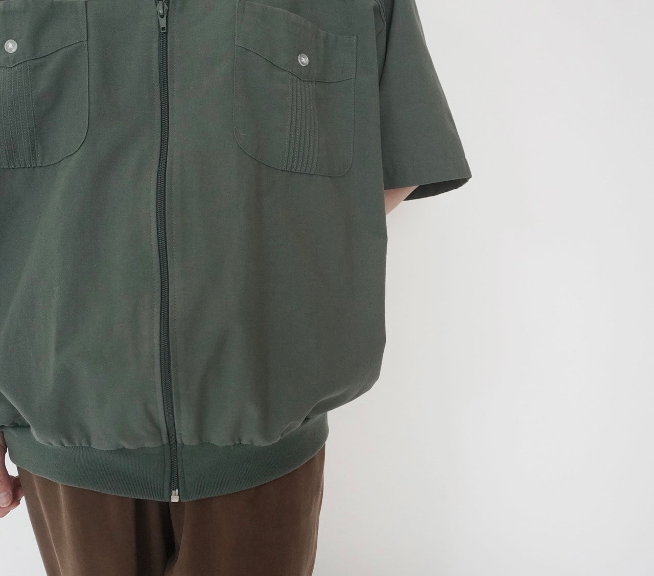 90s Khaki Design Shirt, Jacket