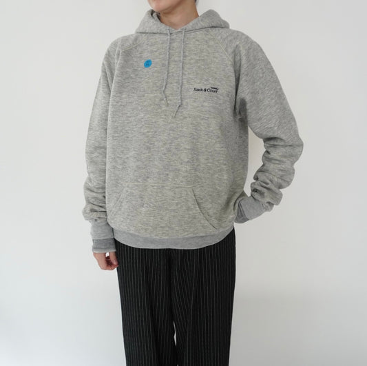 80s Hooded Sweater Made in USA Dead Stock