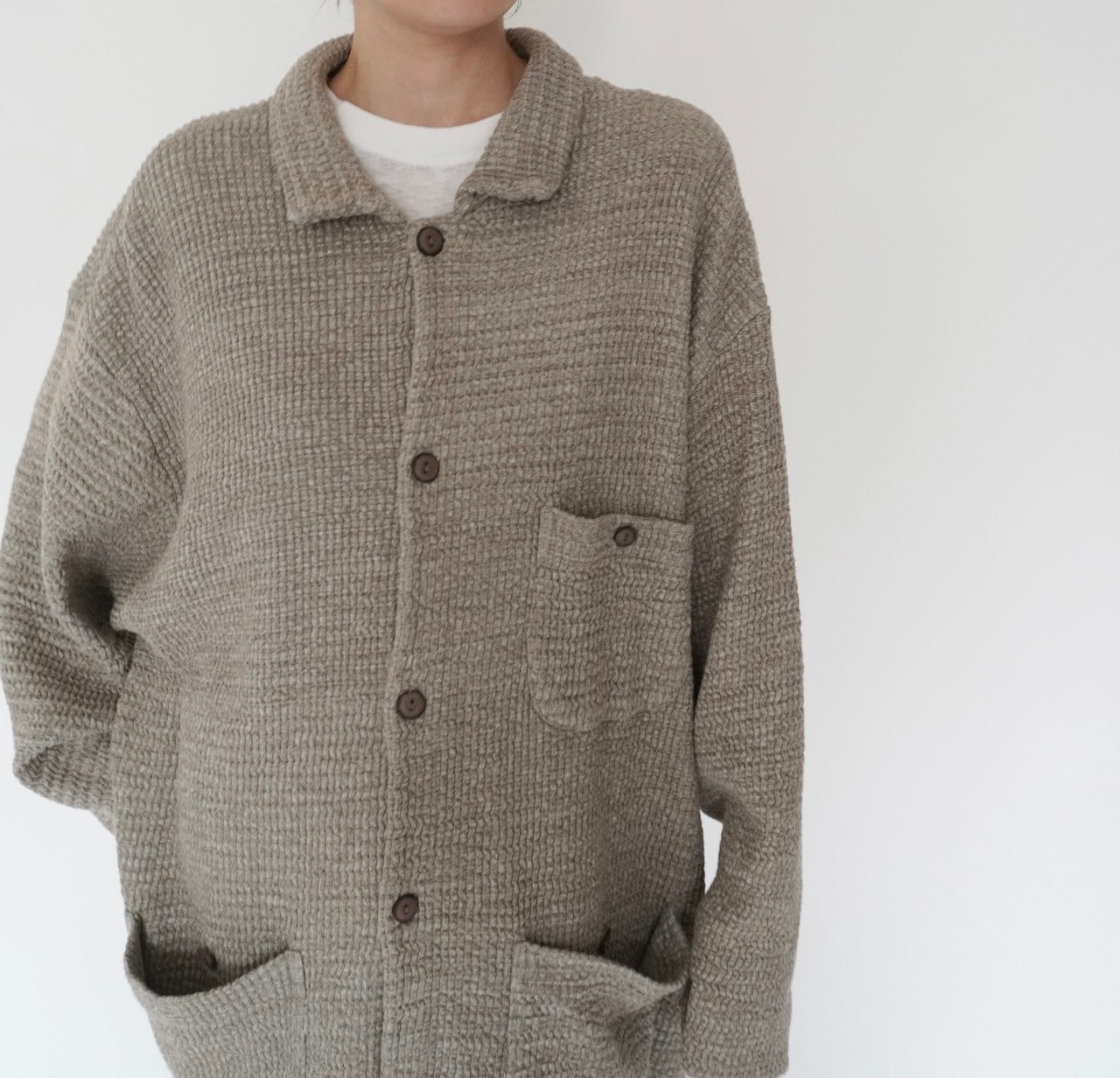 90s Cotton Long Jacket