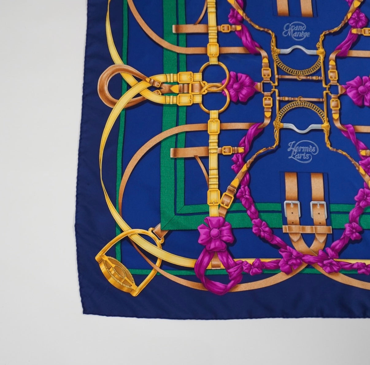 ”Hermes” Silk Scarf Made in France