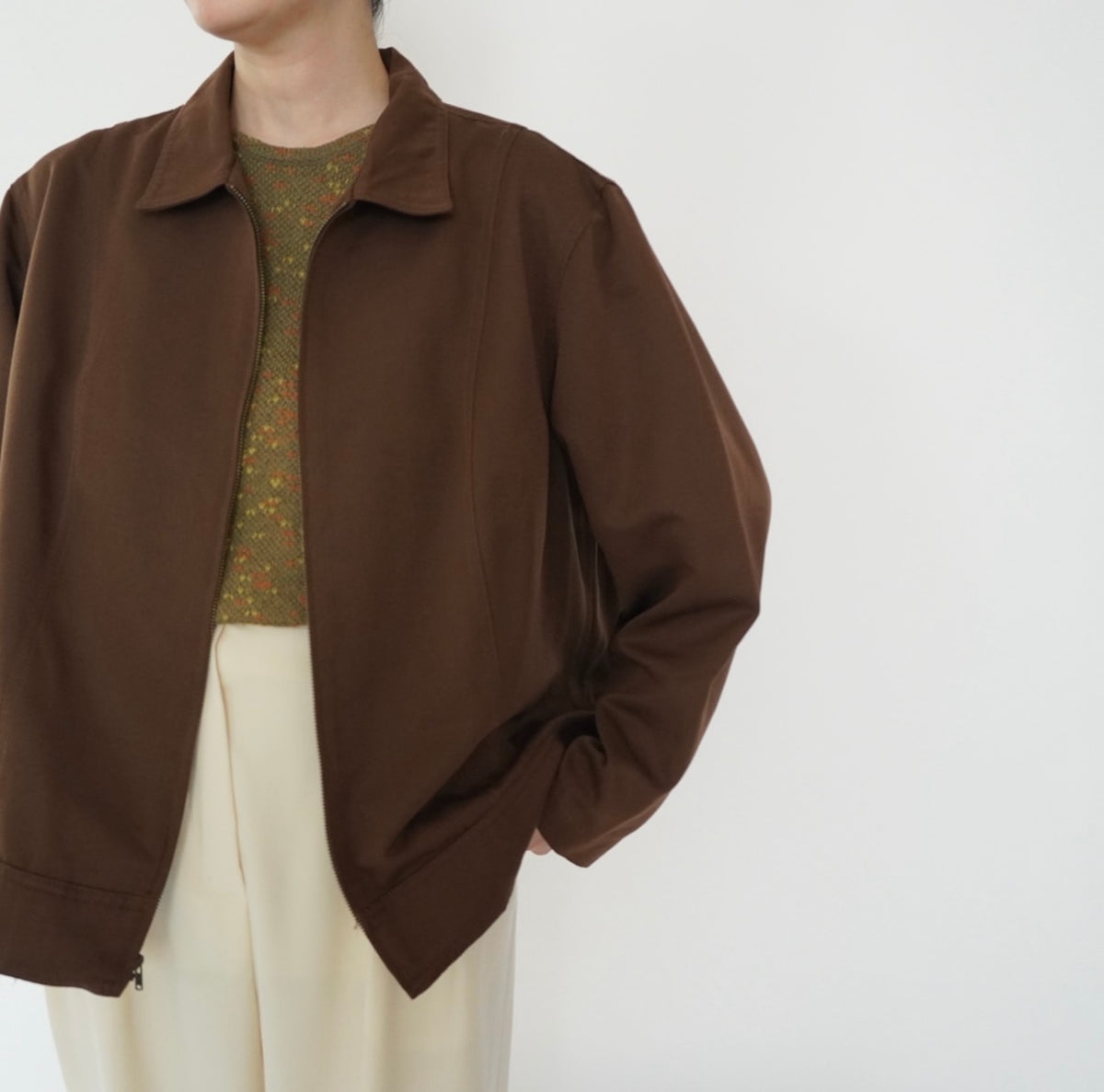 90s Brown Light Jacket