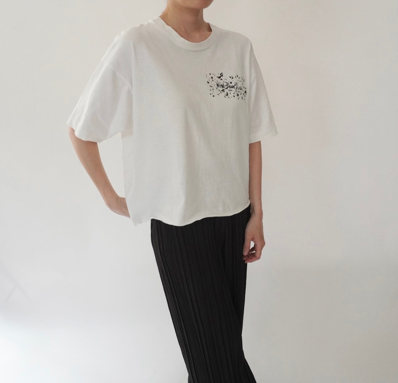 90s Printed Cut Off T-shirt Made in USA