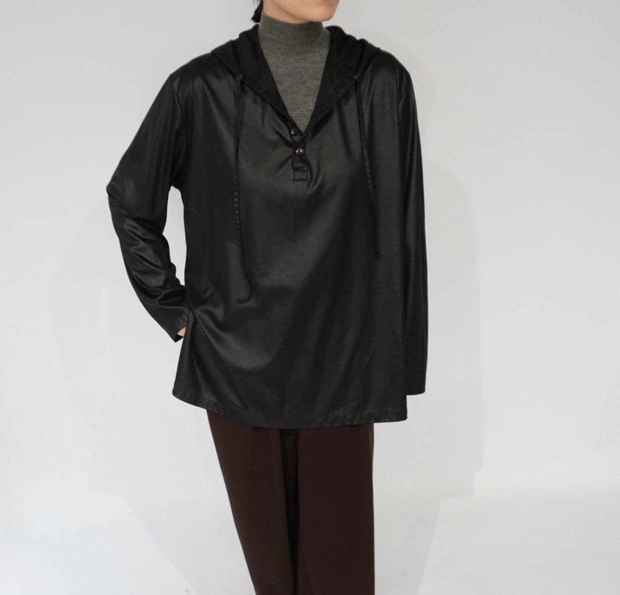 90s Hooded Blouse