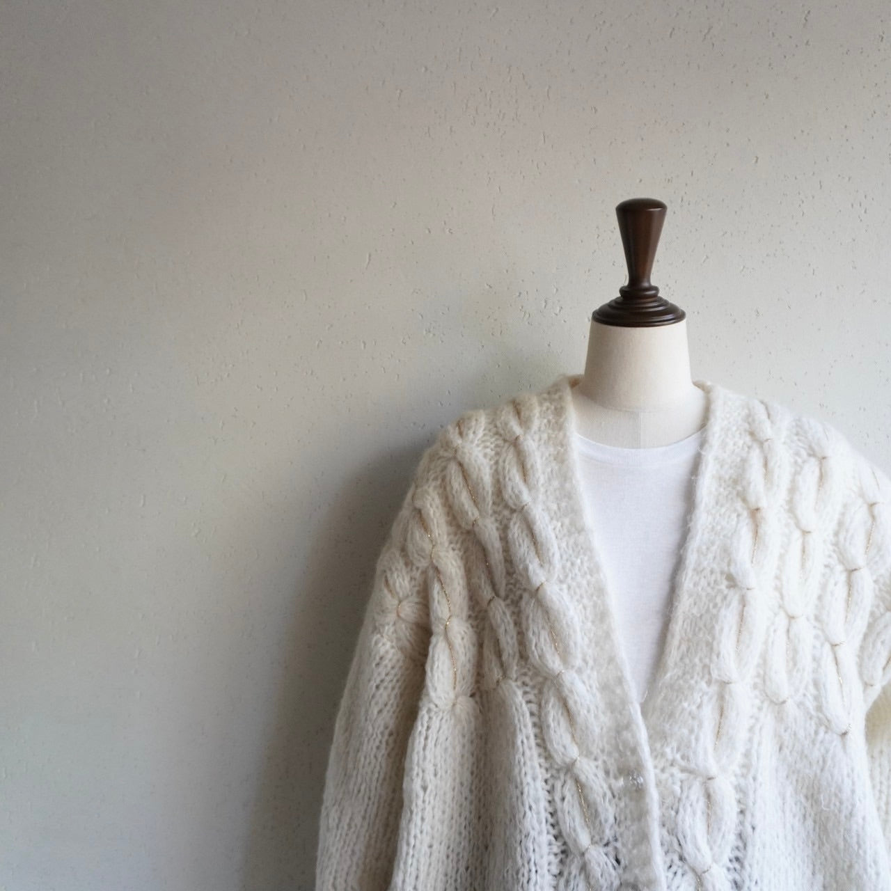 80s Design Knit Cardigan