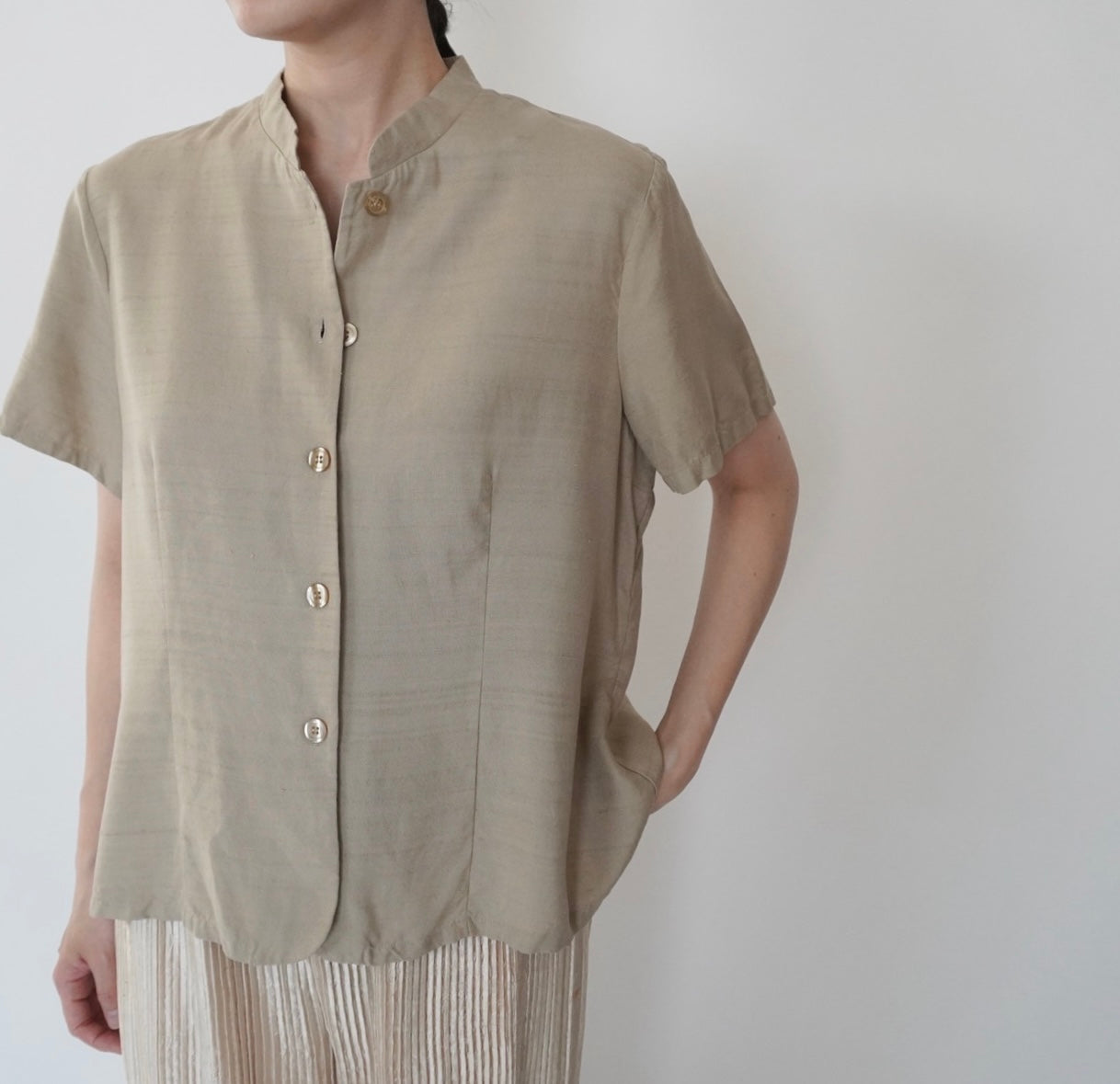 90s Silk Shirt