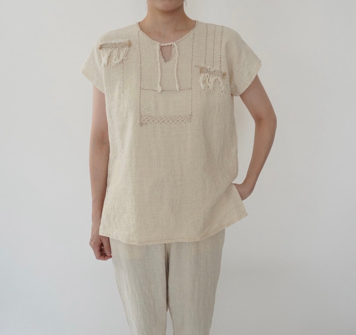 70s Fringe Design Top