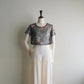 90s Printed Sheer Top