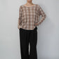 90s Plaid Top Made in USA