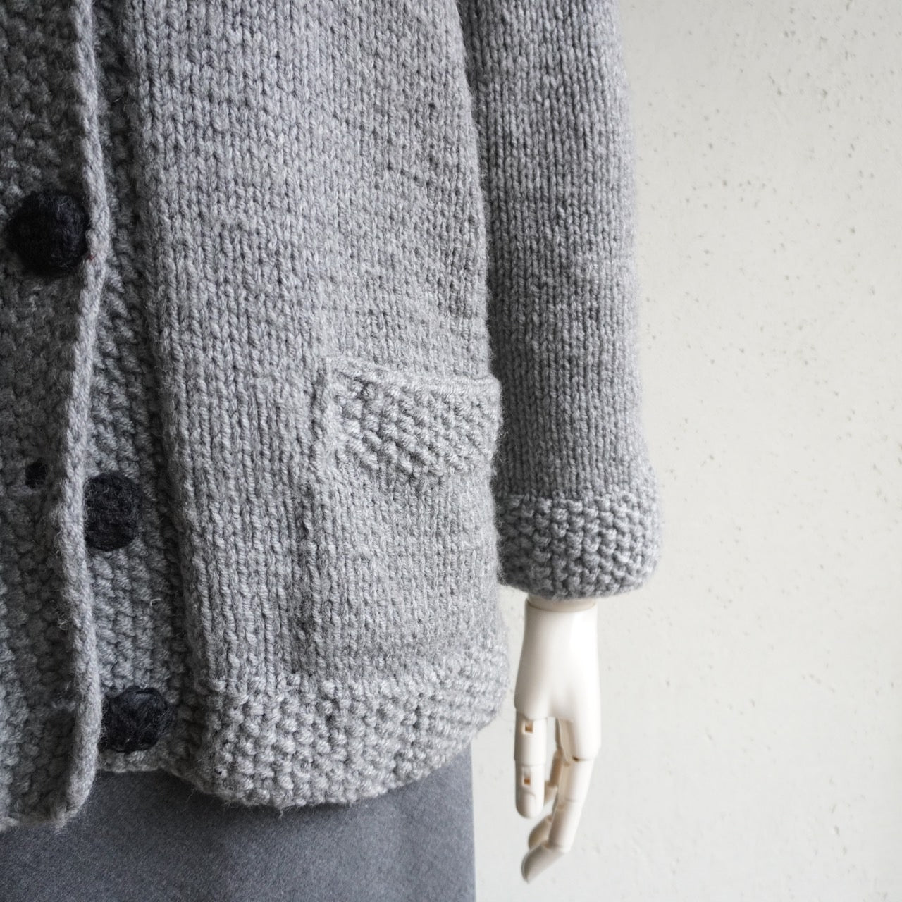 80s Design Knit Cardigan,Jacket