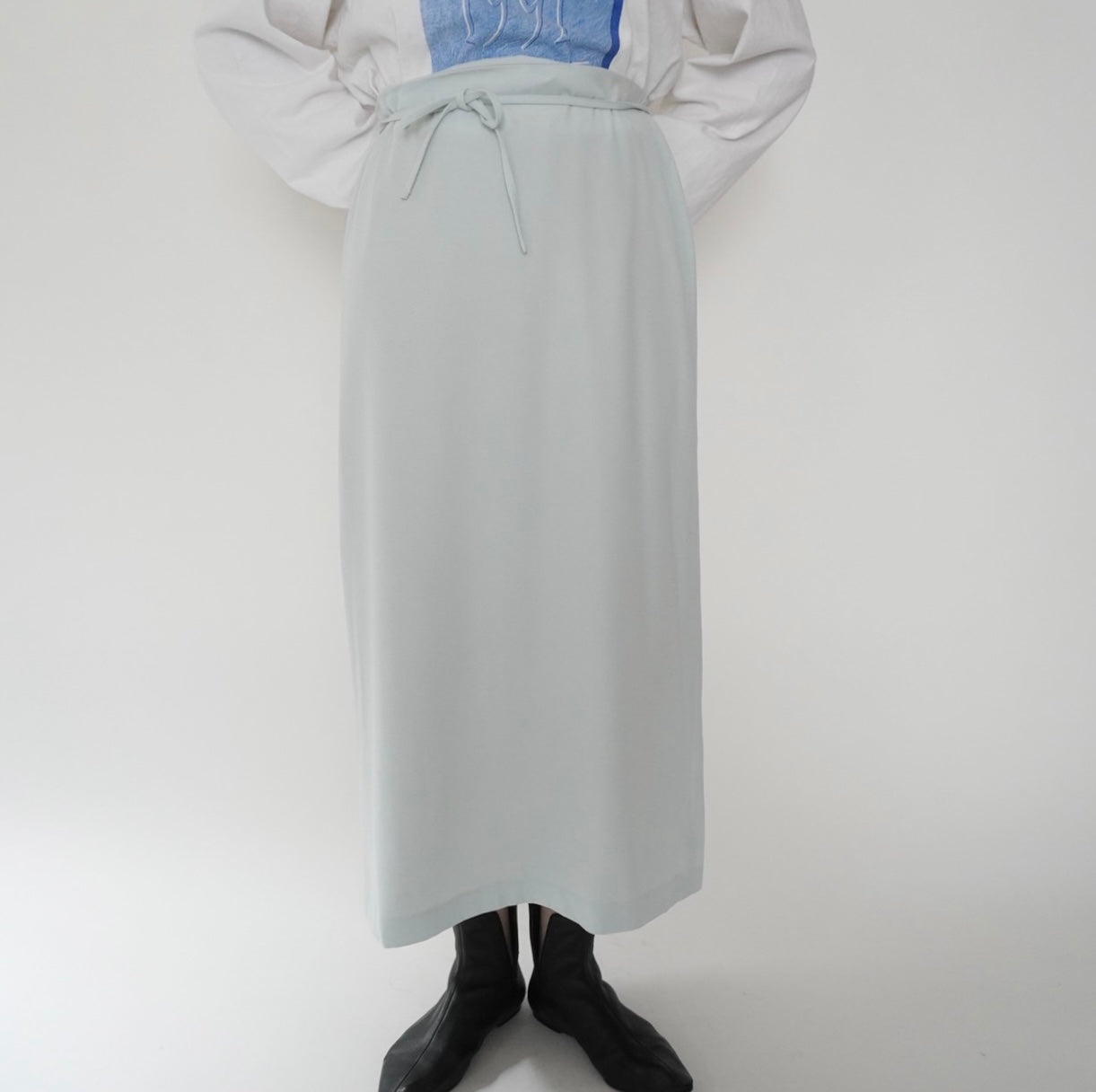 90s Light Blue Skirt