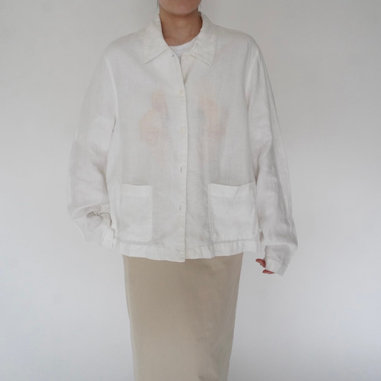 90s Linen Jacket Made in USA
