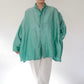 90s Raw Silk Boxy Blouse