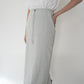 90s Zip Design Maxi Skirt