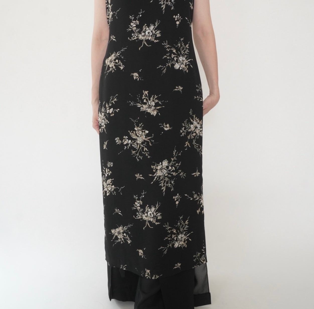 90s Floral Print Dress