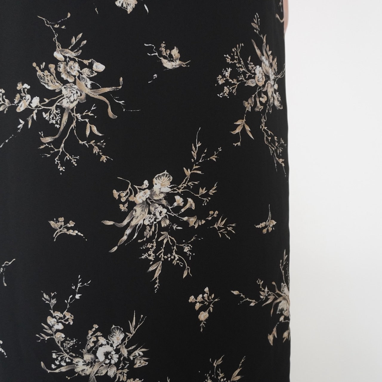 90s Floral Print Dress