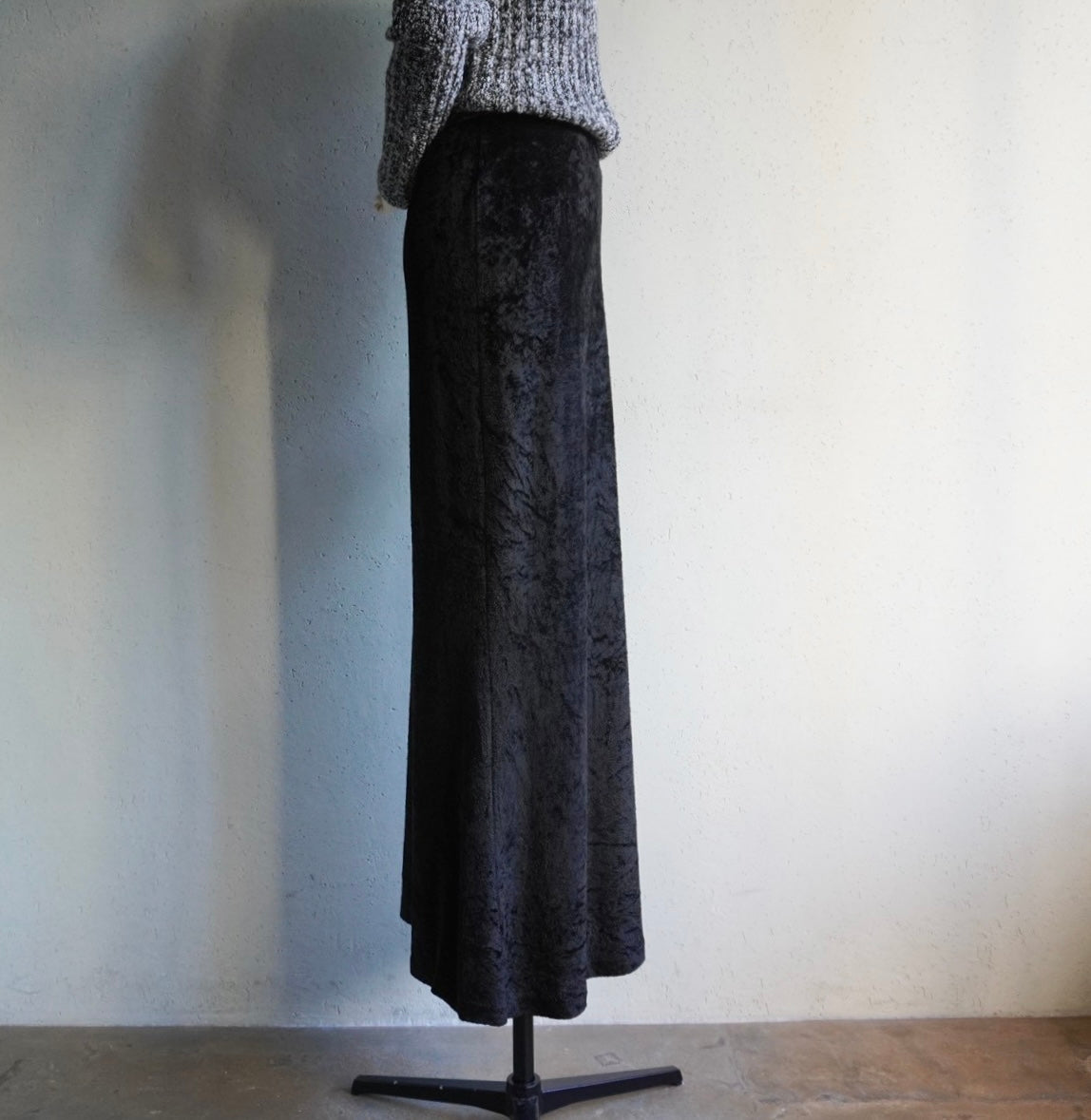90s Velour Skirt Made in Italy