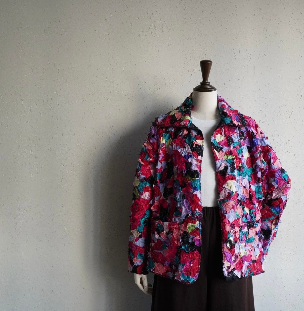 90s Patchwork Reversible Jacket