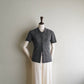 90s Black x White Sheer Shirt