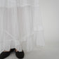 90s Cotton Lace Design Skirt Made in Italy