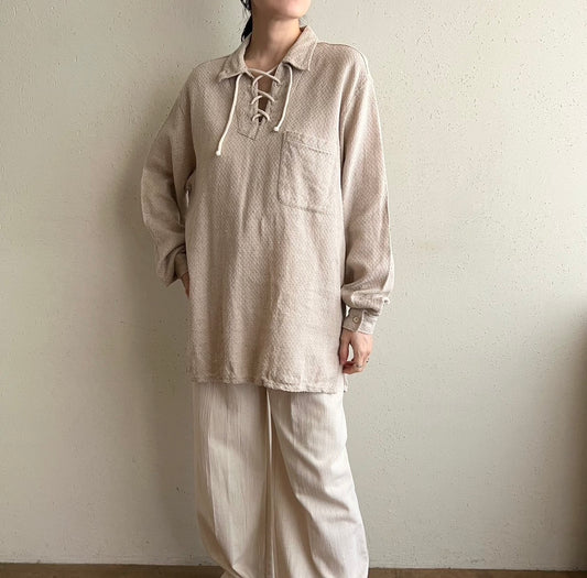 90s Lace Up Tunic Made in Italy