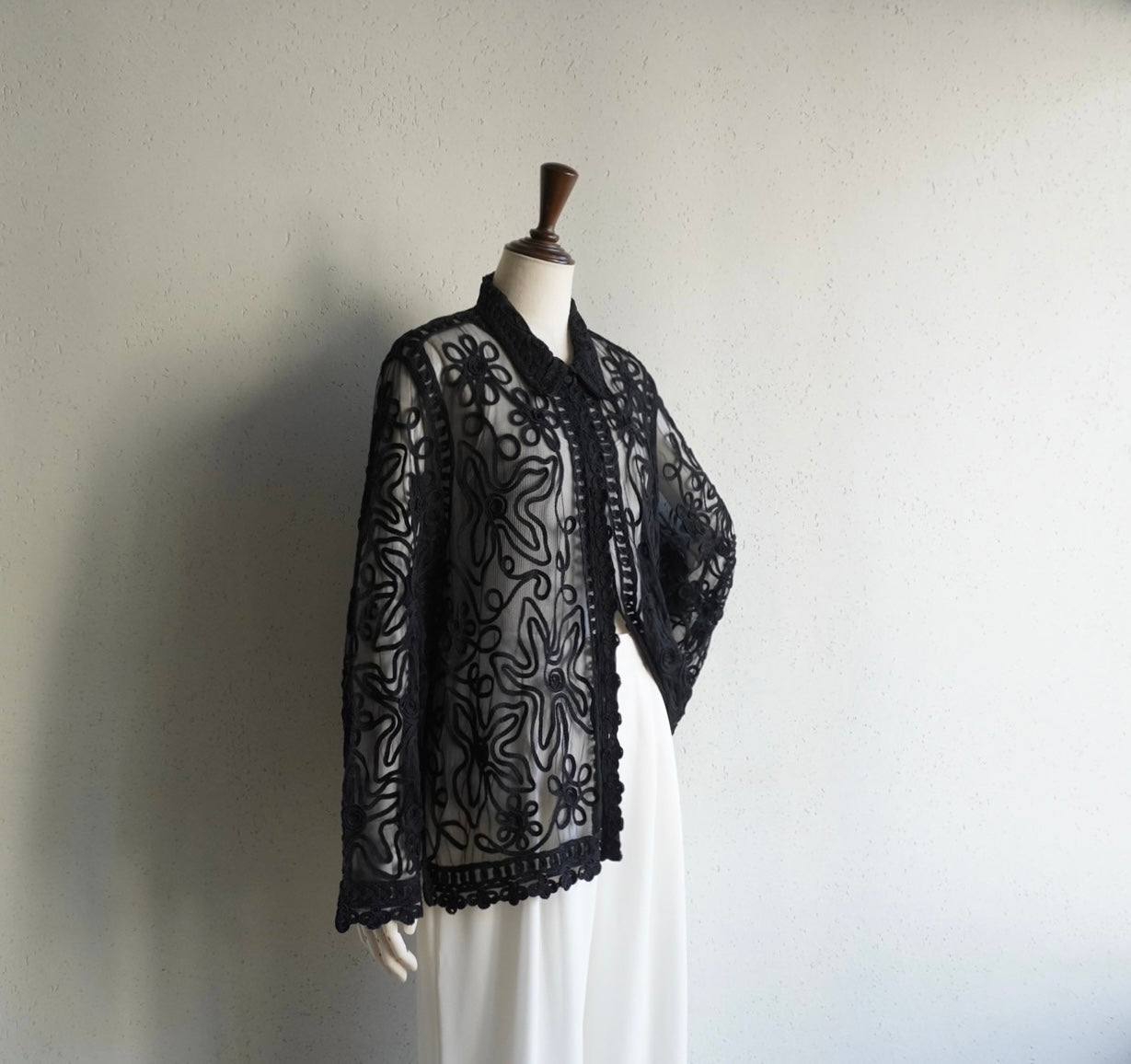90s Cord Lace Shirt,Jacket