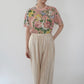 90s floral Printed T-shirt