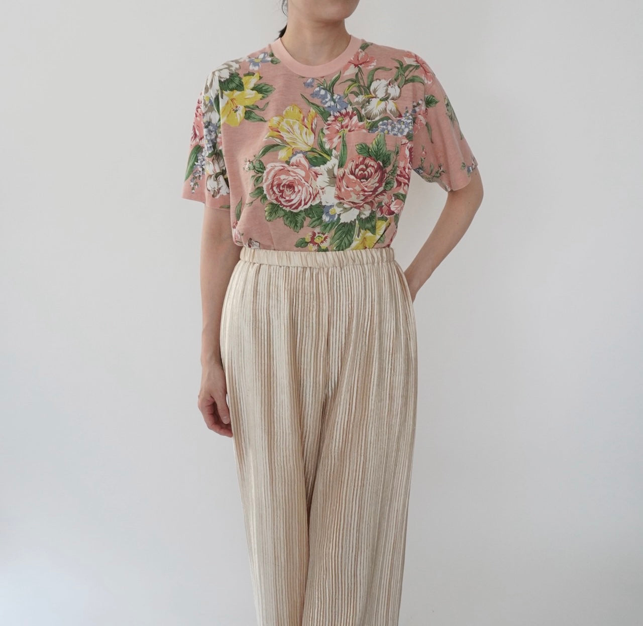 90s floral Printed T-shirt