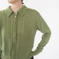 90s Zip Light Knit Top