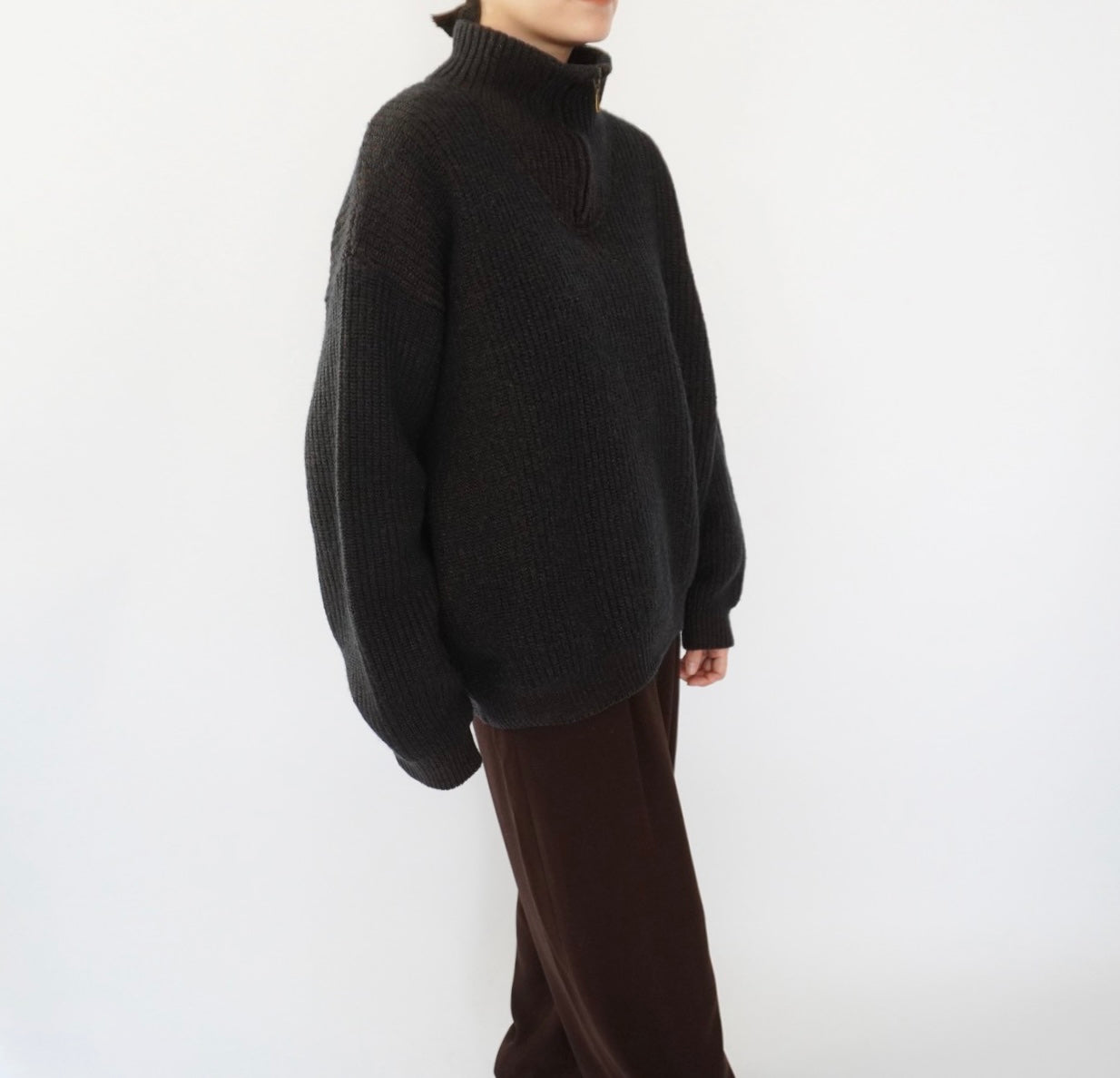 90s Half Zip Knit Made in Italy