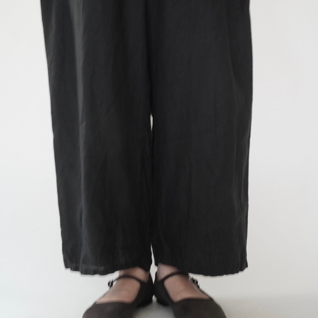 90s "FLAX"  Linen Wide Pants